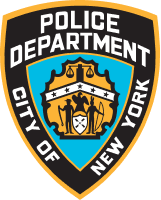New York City police department badge