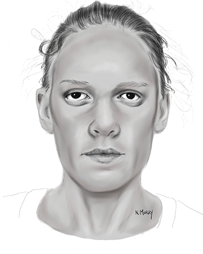 Forensic sketch of suspect